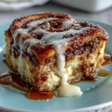 Cinnamon Roll Pancake Casserole