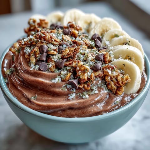 Chunky Monkey Smoothie Bowls