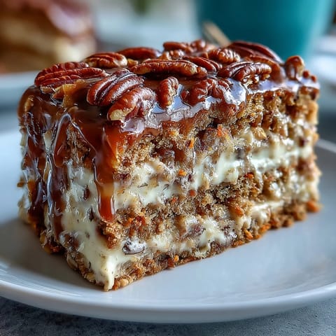 Carrot Walnut Spring Layer