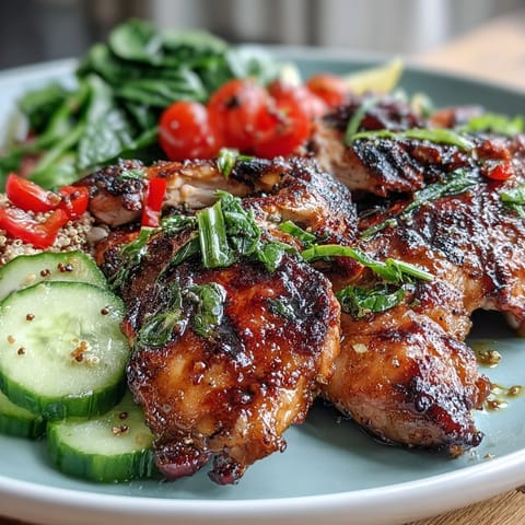 Lemon Vinaigrette Grilled Chicken