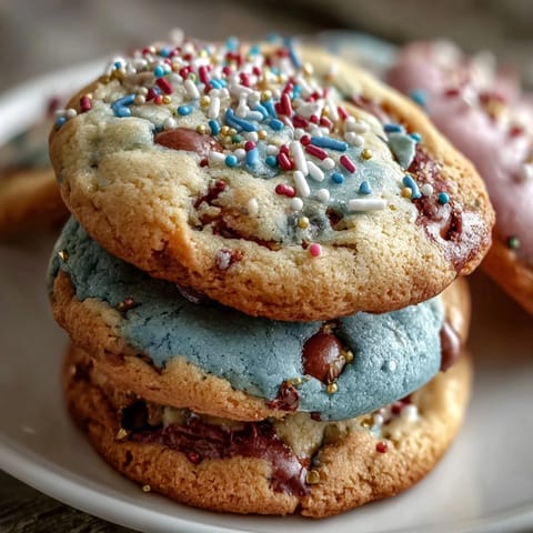 Colorful sugar cookies inspired by Cookie Run Kingdom, featuring vibrant pastel swirls and sprinkles for a festive look.  