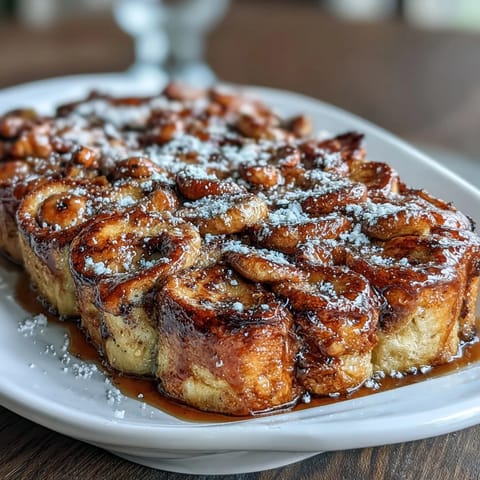 Fluffy blueberry pancake casserole baked to golden perfection, bursting with juicy berries in every bite.