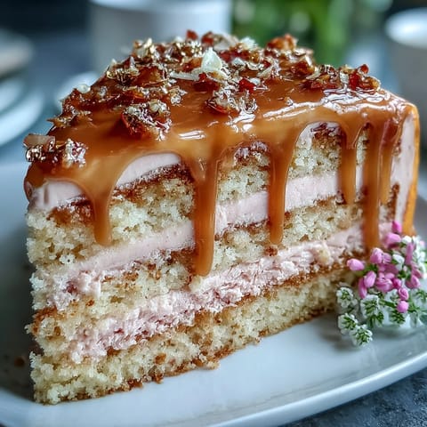 Pink rosé velvet cake, perfectly frosted, ready for a celebration.