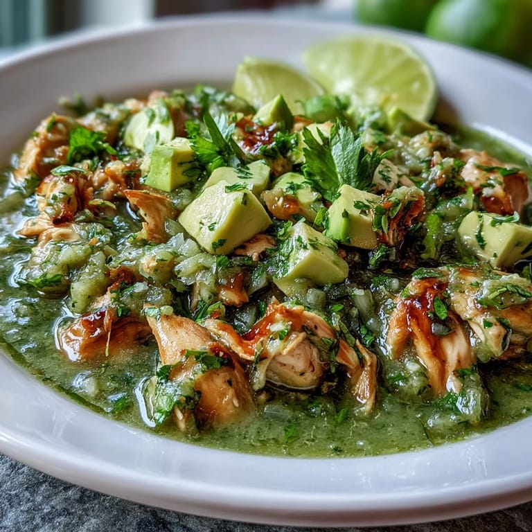 Delicious Chicken Chili Verde, a bright, comforting Mexican dish perfect for dinner tonight.