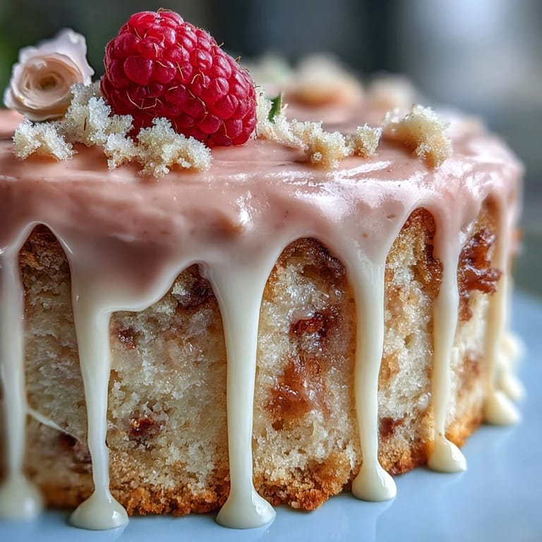 Elegant three-layer Rosé Velvet Cake, ready for festive bridal showers and parties.